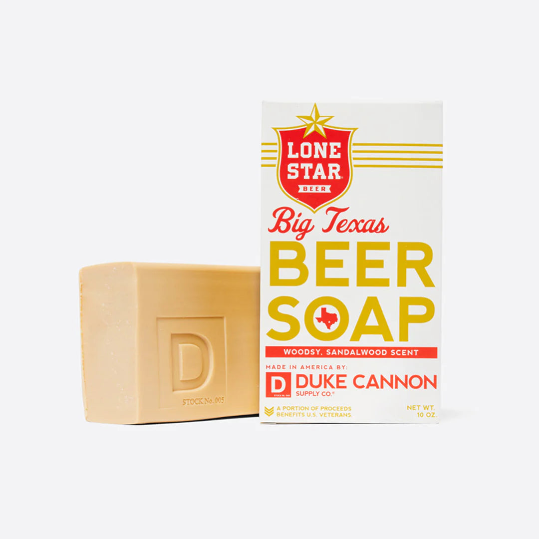 BIG TEXAS BEER SOAP - MADE WITH LONE STAR