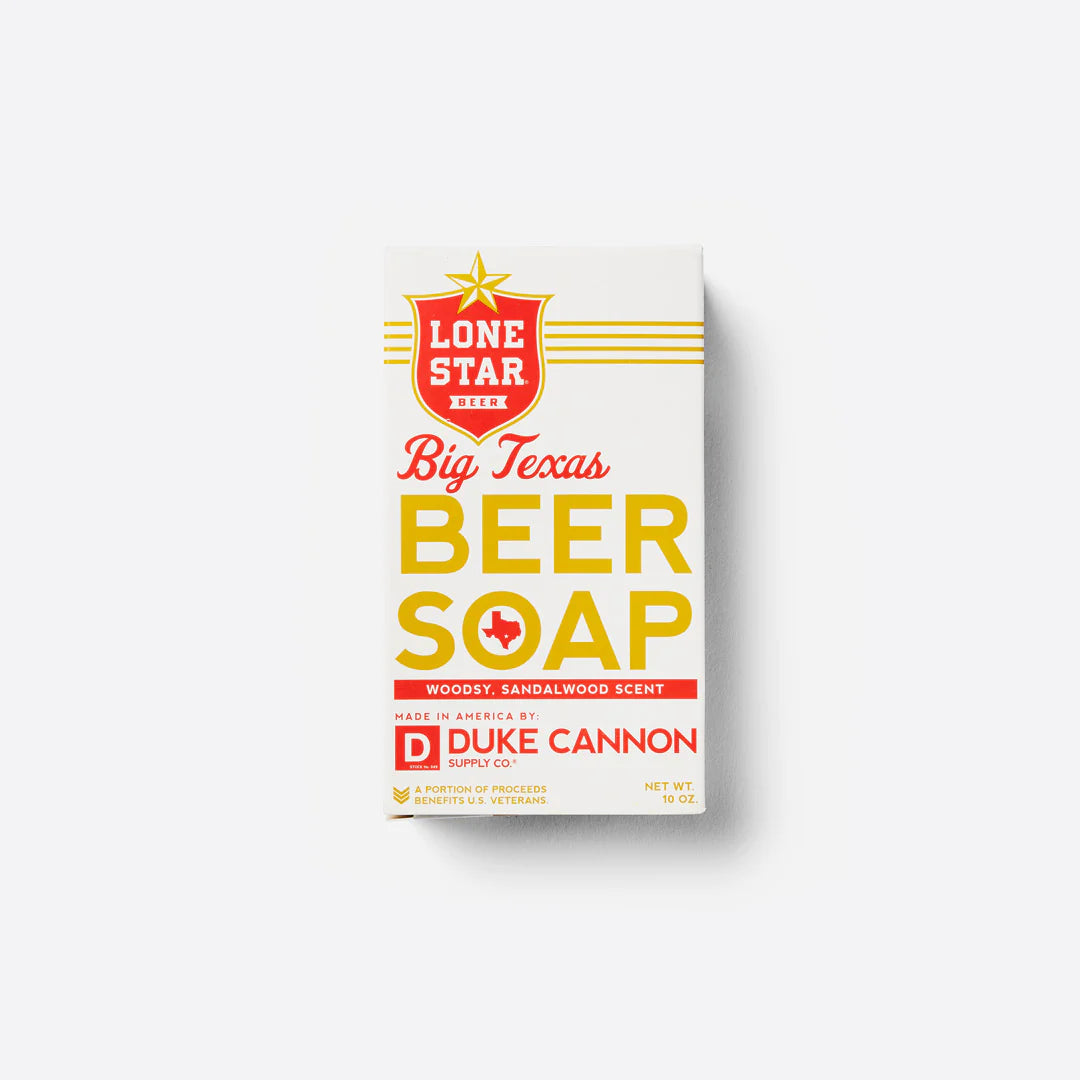 BIG TEXAS BEER SOAP - MADE WITH LONE STAR