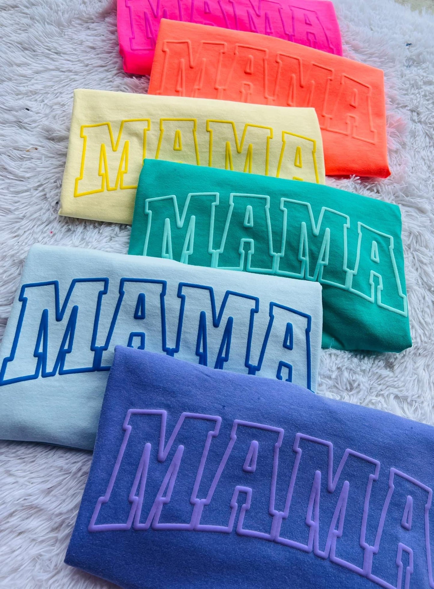 RAINBOW MAMA PUFF TEES